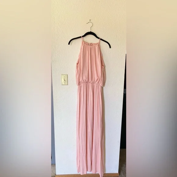 floral maxi dress with tie FLORAL PRINT TIE BUST RUFFLE STRAP MAXI DRESS F / YELLOW / M